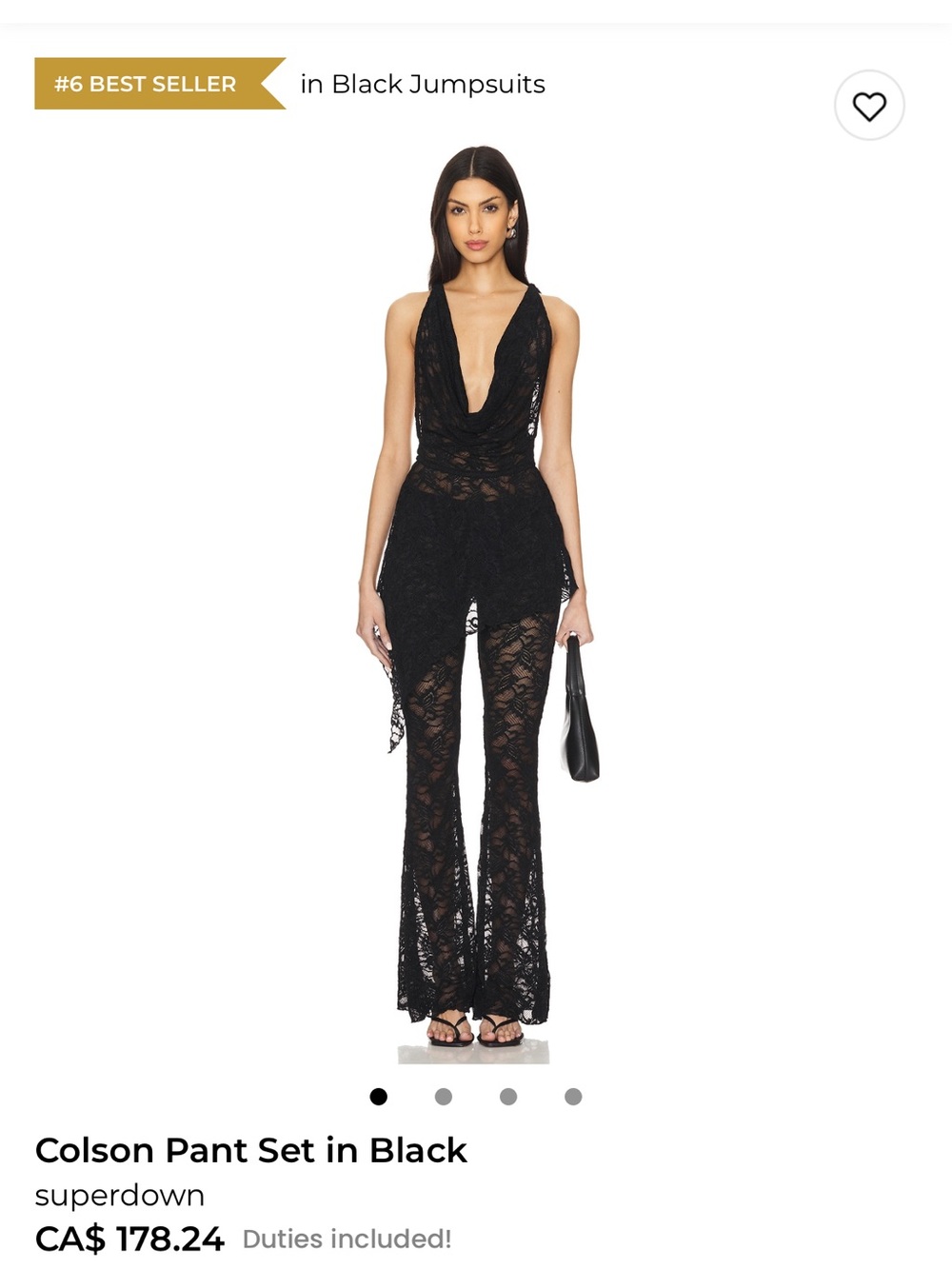 Superdown colson pant set
